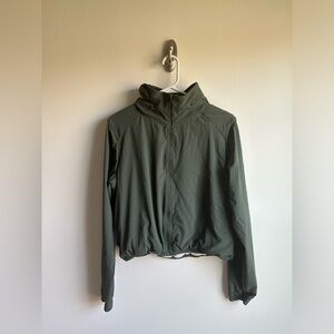 Splits 59 Army Green Hooded Windbreaker Jacket, Women’s Size Small